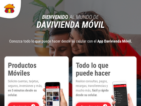 'daviviendamovil.com' screenshot