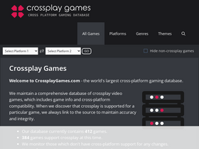 'crossplaygames.com' screenshot