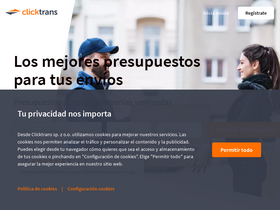 'clicktrans.es' screenshot