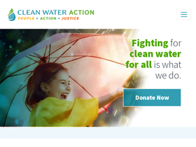 'cleanwater.org' screenshot