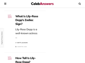 'celebanswers.com' screenshot