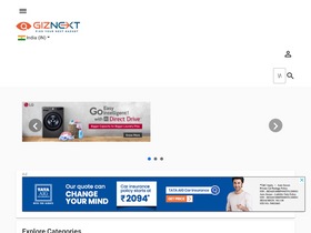 'giznext.com' screenshot