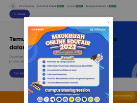 'maukuliah.id' screenshot