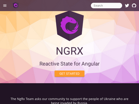 'ngrx.io' screenshot