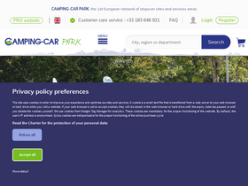 'campingcarpark.com' screenshot