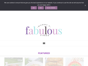 'mommysfabulousfinds.com' screenshot