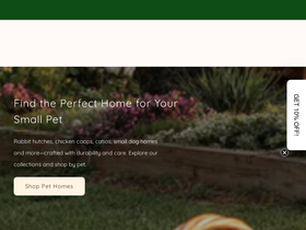 smallpethomes.com homepage screenshot