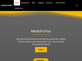 'medicforyou.in' screenshot