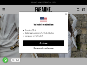 faraone.shop homepage screenshot