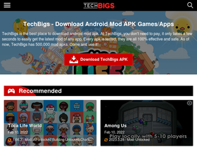 'techbigs.games' screenshot