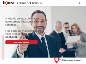 'homer.com.br' screenshot