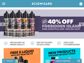 'ecigwizard.com' screenshot