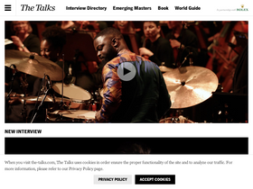 'the-talks.com' screenshot