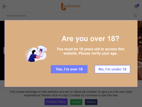 lovetremor.com homepage screenshot