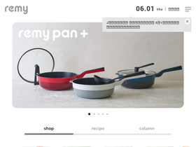 'remy.jp' screenshot