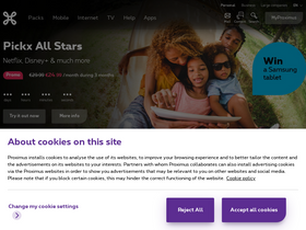'webgis.proximus.be' screenshot