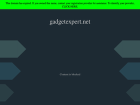 gadgetexpert.net homepage screenshot