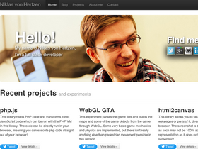 'hertzen.com' screenshot