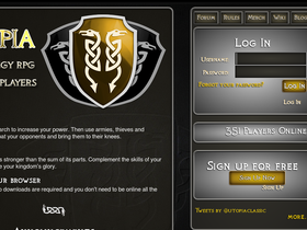 'utopia-game.com' screenshot