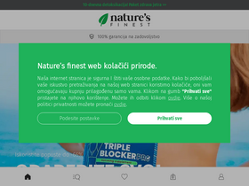 'naturesfinest.hr' screenshot