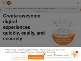 'wso2.com' screenshot