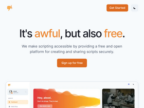 'awful.wtf' screenshot