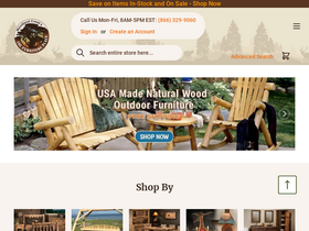 'logfurnitureplace.com' screenshot