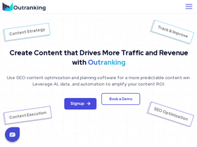 'outranking.io' screenshot