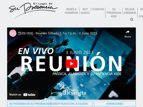 'supresencia.com' screenshot