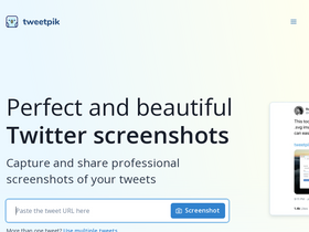 'tweetpik.com' screenshot