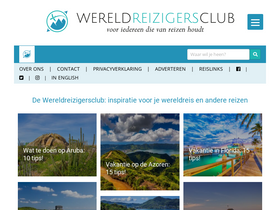 'wereldreis.net' screenshot
