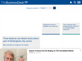 'thebusinessdesk.com' screenshot