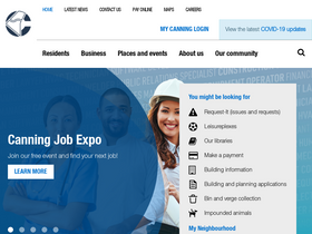 'canning.wa.gov.au' screenshot