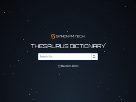 'synonym.tech' screenshot