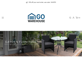 gowarehouse.com.au homepage screenshot