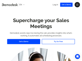 'demodesk.com' screenshot