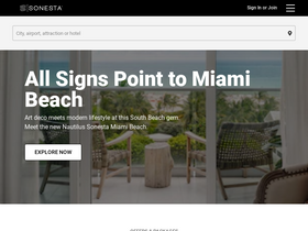 'sonesta.com' screenshot