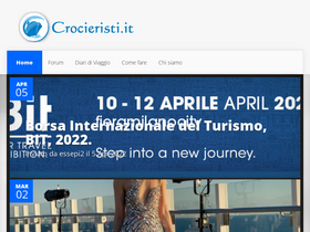 'crocieristi.it' screenshot