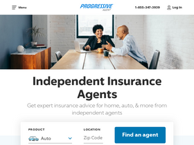 'progressiveagent.com' screenshot