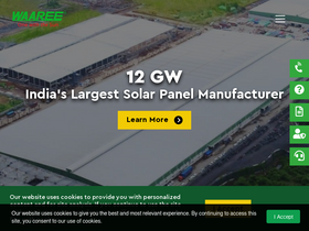 'waaree.com' screenshot