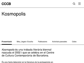 kosmopolis.cccb.org