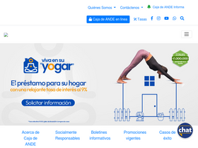 'cajadeande.fi.cr' screenshot