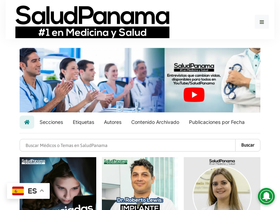 'saludpanama.com' screenshot