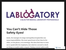 'labmedicineblog.com' screenshot