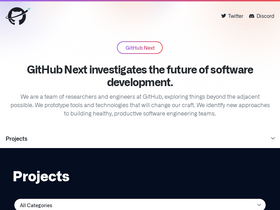 'githubnext.com' screenshot