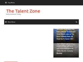 'thetalentzone.co.uk' screenshot