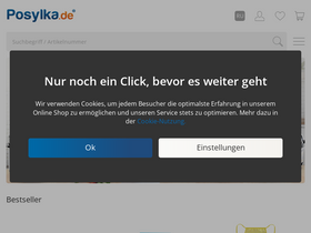 'posylka.de' screenshot