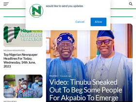 'naijanews.com' screenshot