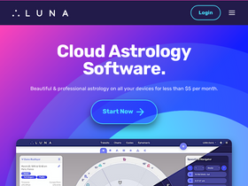 'lunaastrology.com' screenshot