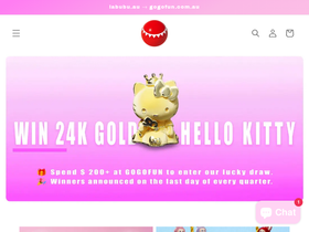 Wowfun-labubu.au homepage screenshot